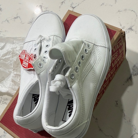 Old Skool Vans- True White - Picture 6 of 6